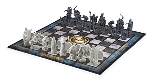 The Noble Collection The Lord of The Rings - Chess Set: Battle for Middle-Earth,Black, for 5 Players