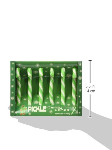 Fancy Pickle flavored Candy Canes, 3.8 OZ