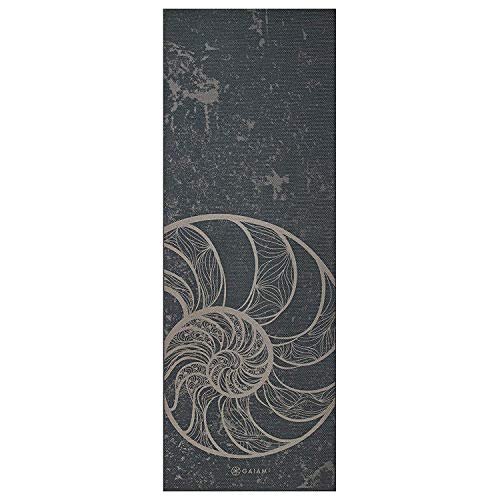 Gaiam Yoga Mat Premium Print Reversible Extra Thick Non Slip Exercise & Fitness Mat for All Types of Yoga, Pilates & Floor Workouts, Zara Rogue, 68 Inch L x 24 W x 6mm Thick