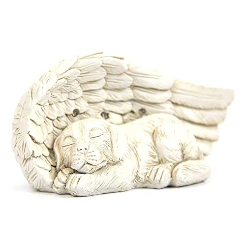 iHeartDogs Dog Memorial Gifts - Forever My Guardian Angel Garden Solar Light - Pet Memorial Stone