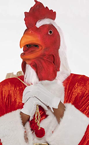 Lubber Latex Rooster Animal Head Mask For Halloweem Costume Cosplay