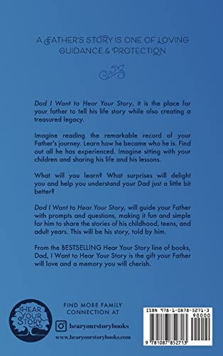 Dad, I Want to Hear Your Story: A Father's Guided Journal to Share His Life & His Love