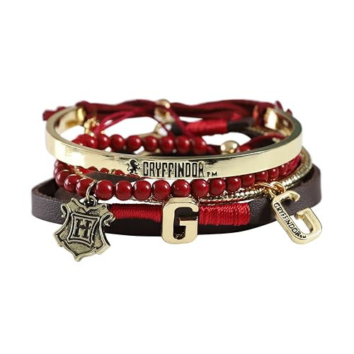 Bioworld Harry Potter Gryffindor Bracelet Set - 4 Pack