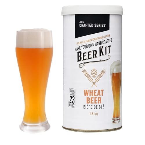 ABC Crafted Series Beer Making Kit | Beer Making Ingredients for Home Brewing | Yields 6 Gallons of Beer | Wheat Beer