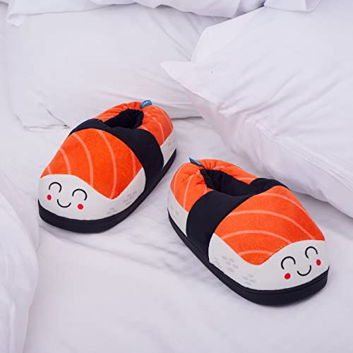 Coddies Sushi “Shoe-shi” Slippers | Unisex Funny Slippers, Gag Gift, Cute Anime Kawaii Present (4-7.5 Men | 6-9.5 Women)