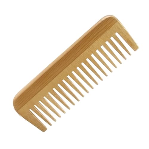 100% Bamboo Hair Brushes and Comb Set by Combetter, Comb for Women and Detangling, Great on All Hair, Eco-Friendly and Handmade for Women Men and Kids