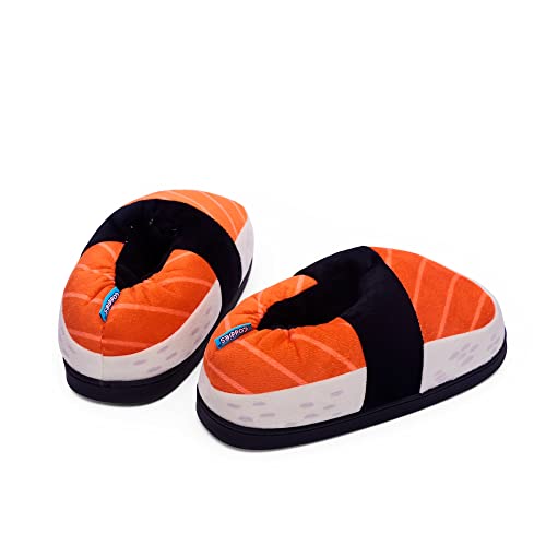 Coddies Sushi “Shoe-shi” Slippers | Unisex Funny Slippers, Gag Gift, Cute Anime Kawaii Present (4-7.5 Men | 6-9.5 Women)