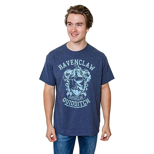 Harry Potter Ravenclaw Quidditch Team Adult T-Shirt(LG, Navy Heather)