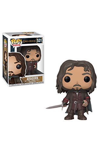 Funko POP! Movies: Lord of The Rings/Hobbit - Aragorn Collectible Figure , Brown