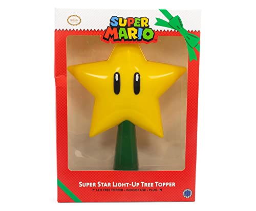 Tree Topper Mario Super Star Gen 2 Plug in Light Up Christmas