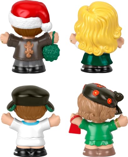 Little People Collector National Lampoon’s Christmas Vacation Movie Special Edition Set for Adults & Fans, 4 Figures in Display Package