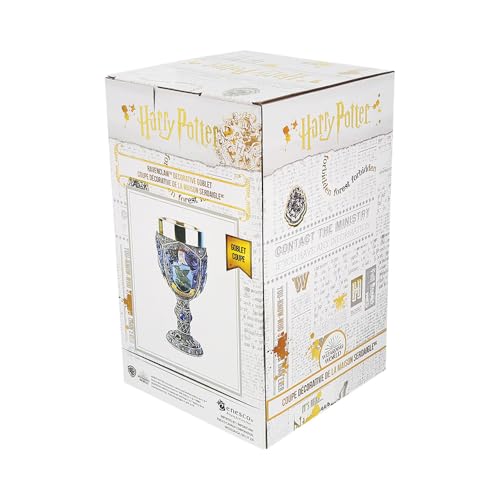 Enesco 6005060 Wizarding World of Harry Potter Ravenclaw Decorative Goblet Figurine, 7.09 Inch, Multicolor