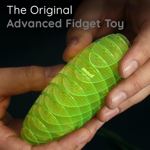 morf Fidget Worm Toy - Desk Fidgets for Adults - Cool Satisfying Worm Fidget Sensory Toys - Fun and Interactive Fidget Toy for Kids - USA Patent Pending Figgy Toys - Small - 12 x 12