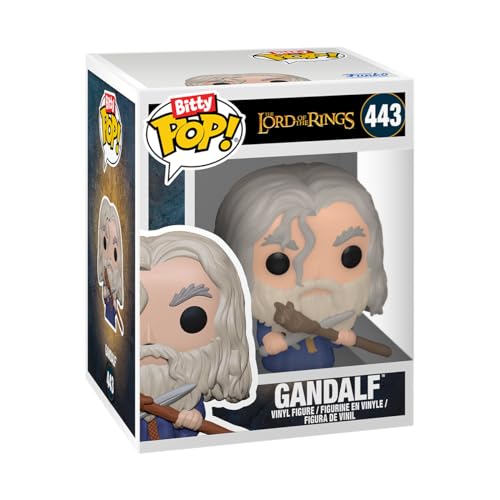 Funko Bitty Pop!: Lord of The Rings Mini Collectible Toys 4-Pack - Frodo Baggins, Gandalf, Gollum, & Mystery Chase Figure (Styles May Vary)