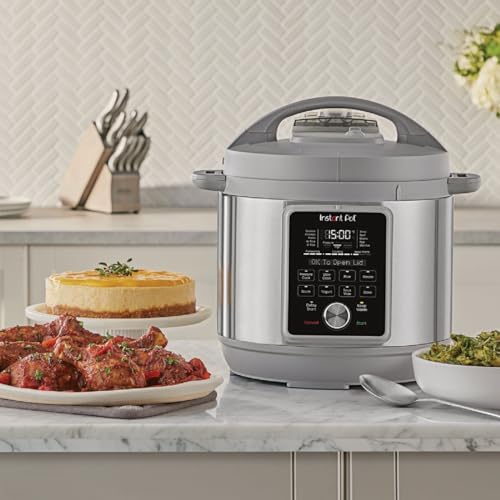 Instant Pot Duo Plus, 8-Quart Whisper Quiet 9-in-1 Electric Pressure Cooker, Slow Rice Cooker, Steamer, Sauté, Yogurt Maker, Warmer & Sterilizer, App With Over 800 Recipes, Stainless Steel