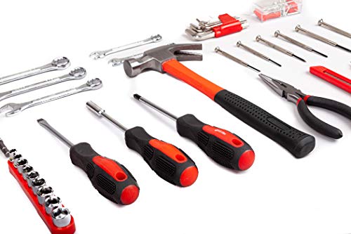 CARTMAN 148 Piece Automotive and Household Tool Set - Perfect for Car Enthusiasts and DIY Home Repairs