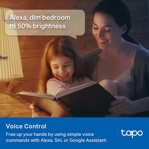 Tapo TP-Link Smart Light Bulbs, 1100 Lumens High Brightness (75W Equivalent), Matter-Certified, 16M Colors WiFi Light Bulb, Dimmable, Works w/Siri, Alexa & Google Home, A19 E26, L535E(2-Pack)