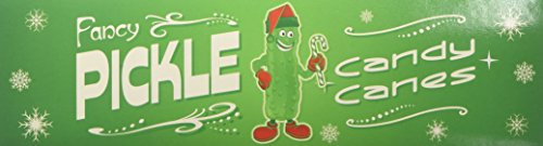 Fancy Pickle flavored Candy Canes, 3.8 OZ