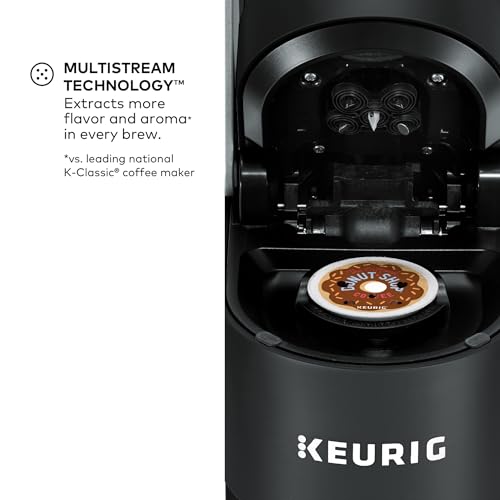 Keurig K-Supreme Single Serve K-Cup Pod Coffee Maker, MultiStream Technology, 4 Brew Sizes, 66oz Dual-Position Removable Reservoir, Black