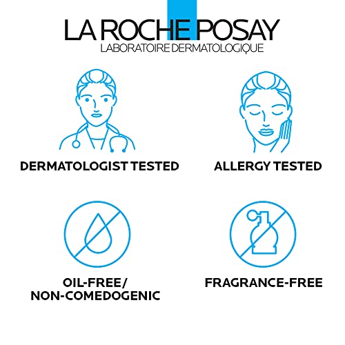 La Roche-Posay Toleraine Skin Care Set | Double Repair Face Moisturizer 40ml & Hydrating Gentle Cleanser 400ml | Oil Free Moisturizer & Face Wash | Formulated with Niacinamide