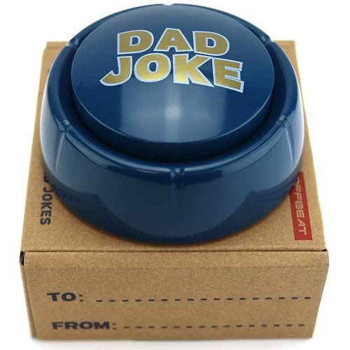 The Ultimate Dad Joke Button Funny Gift for Dads and Fathers 75 Hilarious Dad Jokes - Ready to Gift Box, Fun for Dads, Kids, Grandpa, Uncles, The Gift of Laughs, Hilarious Family Friendly Jokes