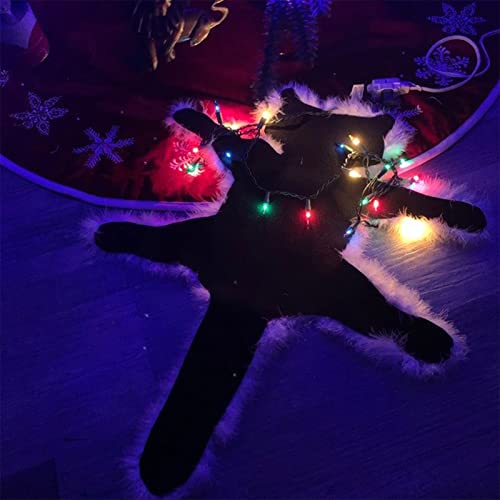 Light Up Fried Cat Rug Funny Christmas Lights Decoration Floor Aunt Bethany’s Fried Pussycat Rug from National Lampoon’s Funny Christmas Decoration Carpet (Warm Light)