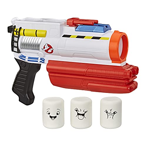 Ghostbusters Mini-Puft Popper Blaster Action Afterlife Roleplay Toy with 3 Foam Puft Projectiles for Kids Ages 8 and Up