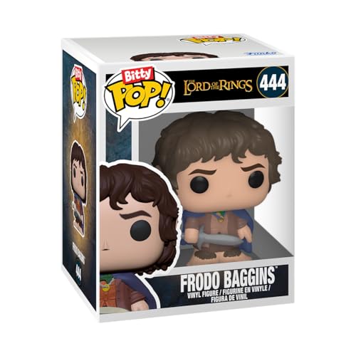 Funko Bitty Pop!: Lord of The Rings Mini Collectible Toys 4-Pack - Frodo Baggins, Gandalf, Gollum, & Mystery Chase Figure (Styles May Vary)