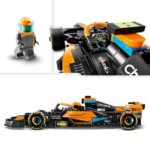 LEGO Technic & Speed Champions McLaren Racing Pack, Includes 2 McLaren Race Car Models in 1 Box, Formula E and Formula 1, Makes an Exciting Gift for Racing Fans Ages 9 and Up, 66792