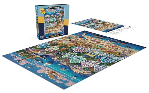 Buffalo Games - Dowdle - Outer Banks - 1000 Piece Jigsaw Puzzle for Adults Challenging Puzzle Perfect for Game Nights - Finished Puzzle Size is 26.75 x 19.75