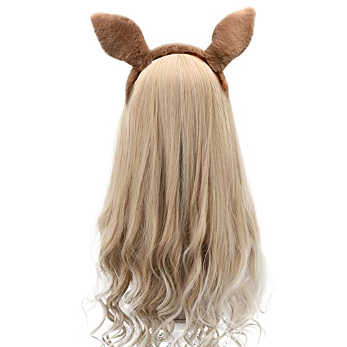 HODRME Plush Horse Ears Headband-Halloween Christmas Festival Theme Party Animal Cosplay Costume Headbands