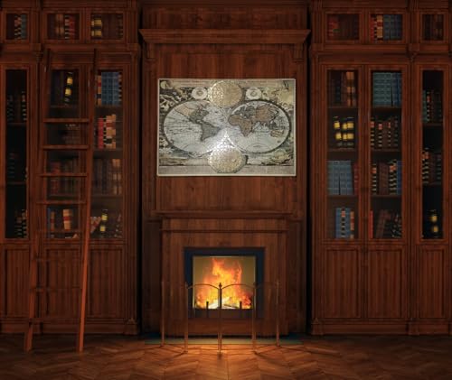 FLINK Antique World Map Foil Jigsaw Puzzle