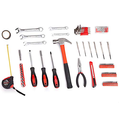 CARTMAN 148 Piece Automotive and Household Tool Set - Perfect for Car Enthusiasts and DIY Home Repairs