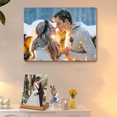 Custom Style Custom Metal Photo Prints,Customize Your own Picture Frame,Personalized Metal Picture Gift for Family and Lovers