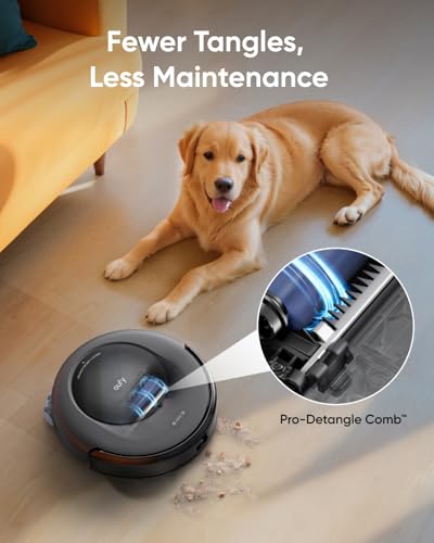 eufy Robot Vacuum Omni C20 with All-in-One Station, Auto Emptying, Mop Washing and Drying for Hands-Free Cleaning, 3.35-Inch Ultra-Slim Body, 7,000 Pa Powerful Suction, Robot Vacuum and Mop Combo