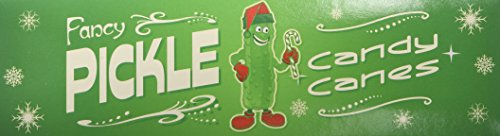 Fancy Pickle flavored Candy Canes, 3.8 OZ