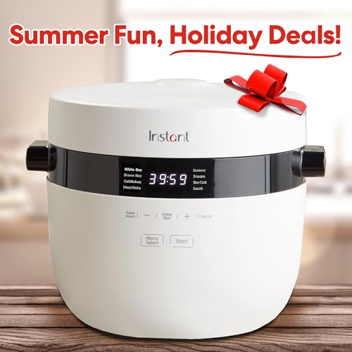 Instant Pot Instant 20-Cup Rice Cooker, Rice and Grain Multi-Cooker with Carb Reducing Technology without Compromising Taste or Texture, From the Makers of Instant Pot, Includes 8 Cooking Presets