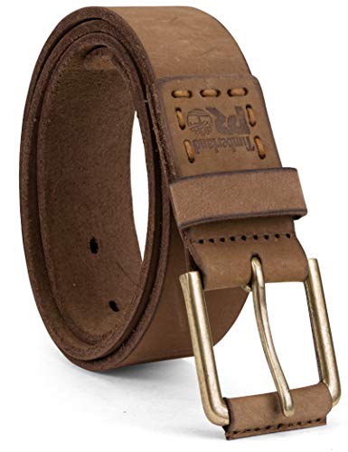 Timberland PRO Men's 40mm Workwear Work Leather Belt, Wheat/Pull Up, 34