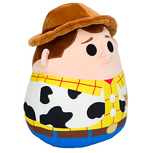 Squishmallows Disney and Pixar 14-Inch Woody Plush - Large Ultrasoft Official Kelly Toy Plush