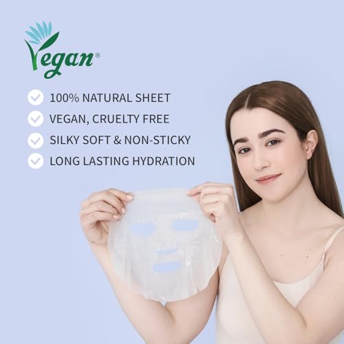 #OOTD Hydrating Soothing Sheet Masks Gift Set for Skincare, Korean Vegan Sheet Mask for Dry, Sensitive Skin, Calming, Smoothing, Brightening, Collagen, Ceramide, Cica, Hyaluronic Acid 30EA