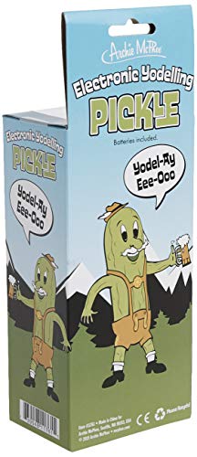 Archie McPhee Yodeling Pickle: A Musical Toy, Fun for All Ages, Great Gift, Hours of Mindless Entertainment, Multi-colored