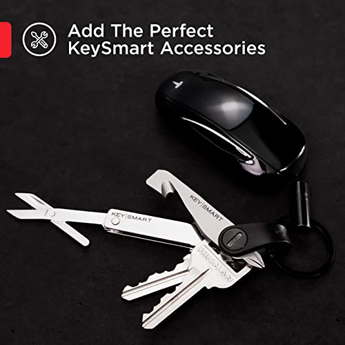 KEY SMART KeySmart Mini Key Organizer Keychain Holder - Compact Key Holder for Keychain Key Case, Key Holder, Attach Key Fob