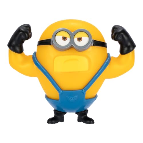 Minions Despicable ME 4 Super Squishy Mega Dave | Heroes of Goo JIT Zu Action Figure Toys | with Unique Gooey Water Bead Filling | Stretch him up to 3 Times his Size