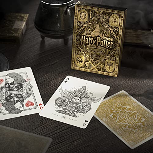 theory11 Harry Potter Playing Cards - Yellow (Hufflepuff)