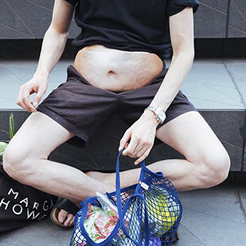 Belly Fanny Pack Funny White Elephant Gifts for Men Women Gag gifts Christmas Gift Exchange,Dad Bag Fake Beer Belly Waist Pack Unisex Waist Bag