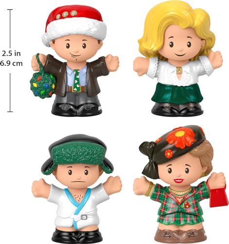 Little People Collector National Lampoon’s Christmas Vacation Movie Special Edition Set for Adults & Fans, 4 Figures in Display Package