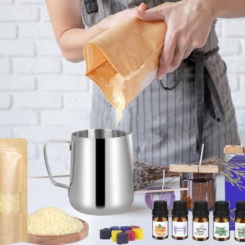 SUPERSUN Candles Making Kit for Adult - Christmas DIY Gift for Kid and Beginner, Includes Beeswax, Essential Oils, Dyes, and More DIY Candle Making Supplies