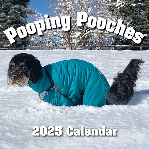 Pooping Pooches White Elephant Gag Gift Calendar