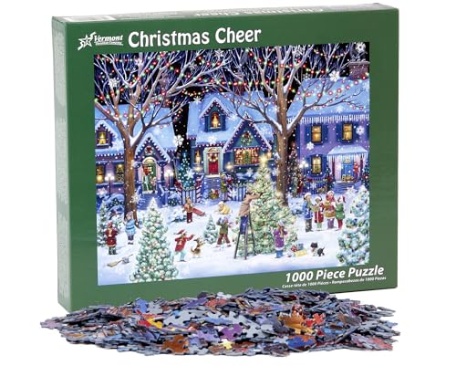 Vermont Christmas Company Christmas Cheer Jigsaw Puzzle 1000 Piece