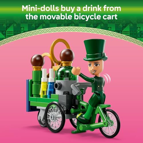 LEGO Wicked Welcome to Emerald City Collectible Toy, Dollhouse Playset with Glinda and Elphaba Mini Dolls, Halloween Toy Gift for Girls and Boys Ages 9 and Up or Any Fan of The Iconic Movie, 75684